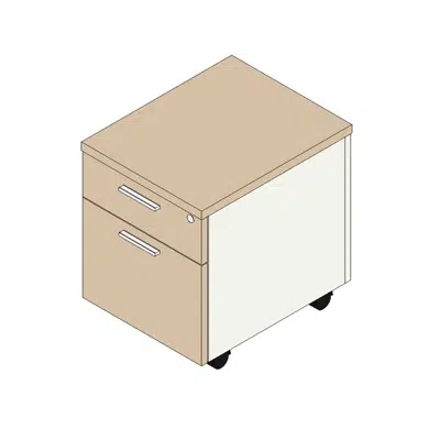 Image pour Rockworth Wooden Mobile Pedestal 400W - SPO052