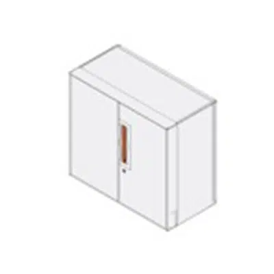 Rockworth S66 (Stack) 2-Shelf Swing Door Stacking Cabinet için görüntü