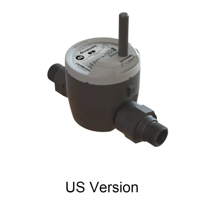 Water meter, flowIQ®2200-KWM2220-US, GPM= 25, 5/8"x1/2" - 3/4" NPSM