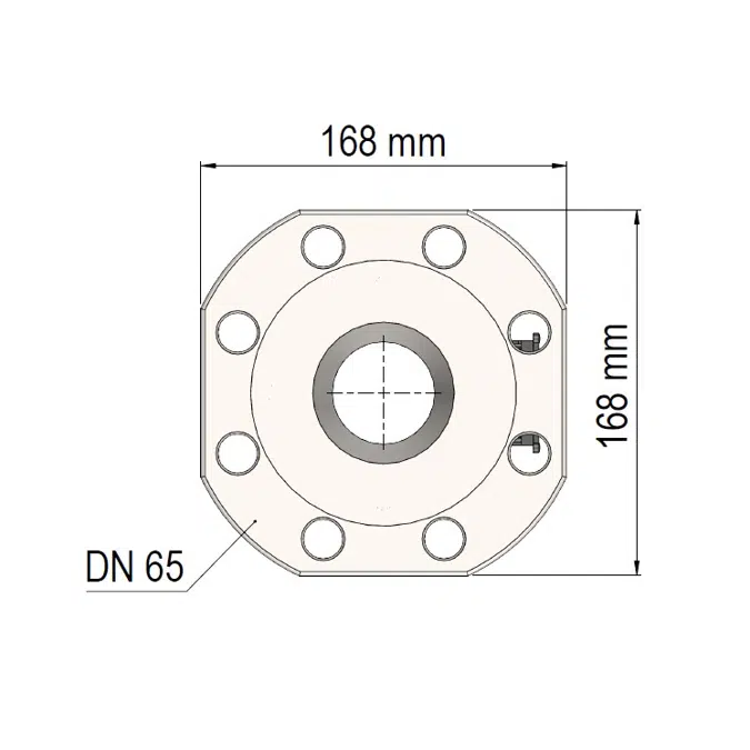 Strømningssensor. ULTRAFLOW® 54, qp 25 m³/h, DN65 x 300 mm (CLCG).