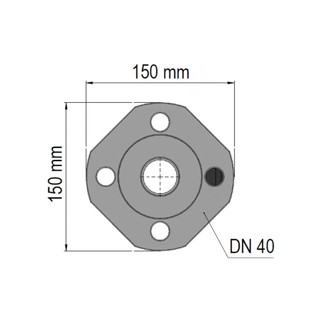 Ultrasonic Flow Sensor, ULTRAFLOW® 54, DN 40 x 300 mm 