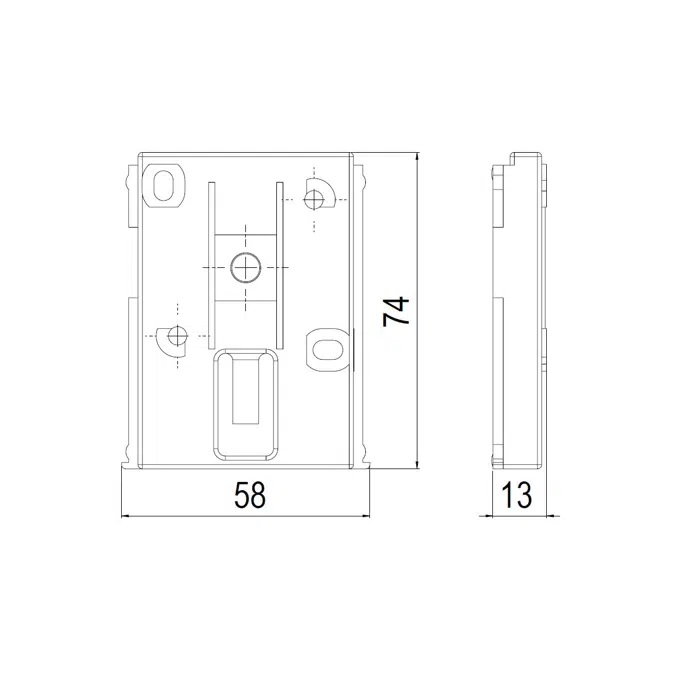 Kamstrup Wall Bracket for MULTICAL® 603