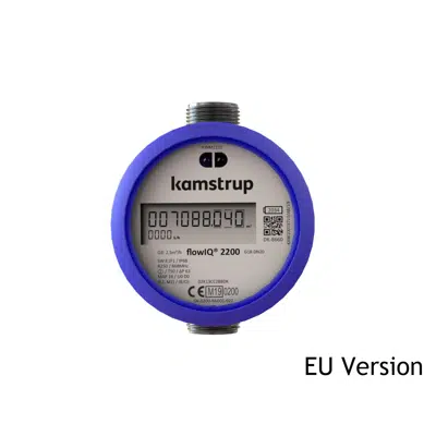 Image for Water meter, flowIQ®2200 – KWM2210, G¾B (R½)x110 mm