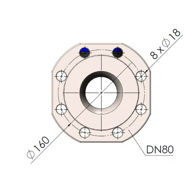 flowIQ®3100, Q3=40 m³/h, DN80x300 mm, Q3/Q1=100, contatore idrico