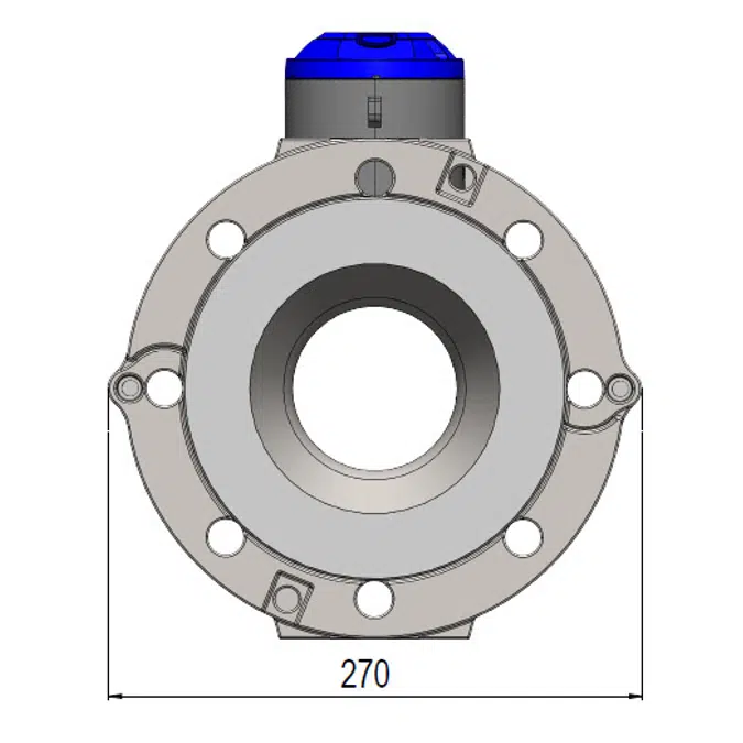 Water meter, flowIQ® 4200 – KWM4230, DN 125 x 250 mm