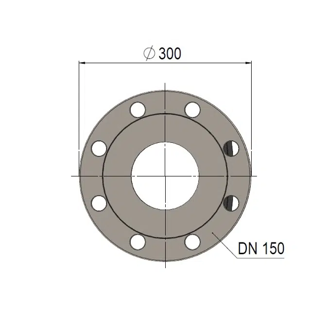 Ultrasonic Flow Sensor, ULTRAFLOW® 54, DN 150 x 500 mm 