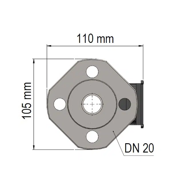 Durchflusssensor. ULTRAFLOW® 54, qp 1.5 m³/h, DN20 x 190 mm (CDCA).