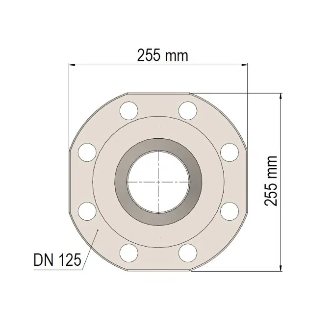 Flödesgivare. ULTRAFLOW® 54, qp 100 m³/h, DN125 x 350 mm (FBCM).