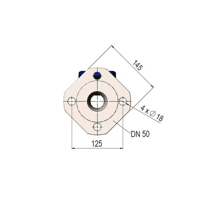 flowIQ®3100, Q3=16 m³/h, DN50x270 mm, Q3/Q1=100, compteur d’eau