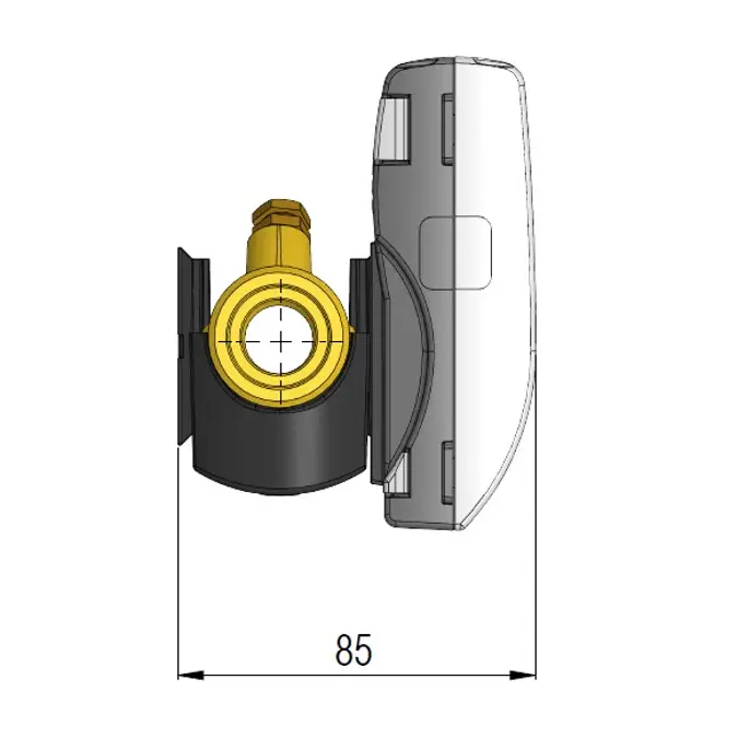 MULTICAL® 403, qp 1,5 m³/h, G1B (R¾) x 110 mm, warmtemeter, koudemeter of gecombineerde warmte-/koudemeter