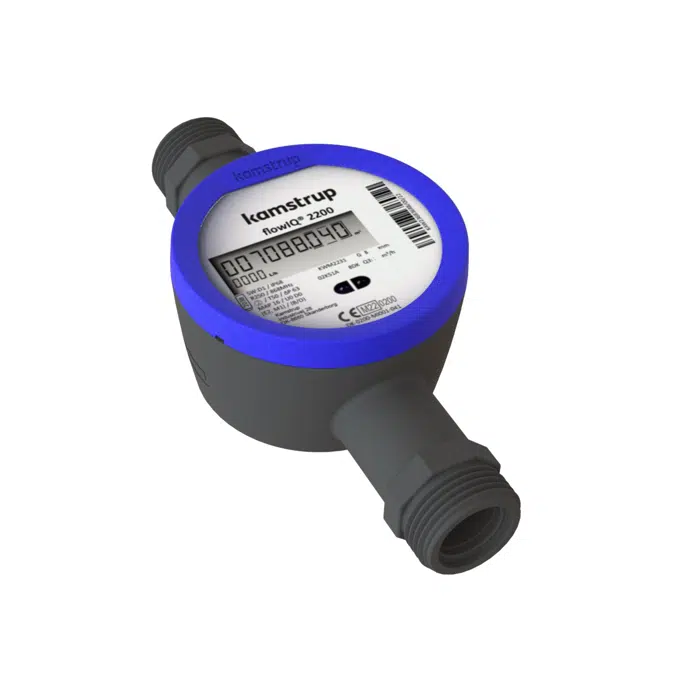 Water meter, flowIQ®2200 EU KWM 2231, G1B(R3/4)x190 mm