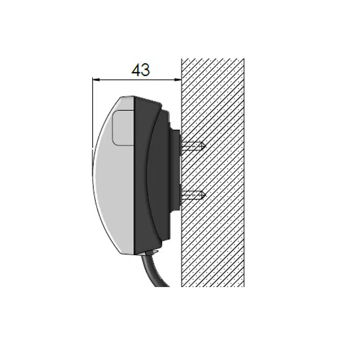 Kamstrup Wall Bracket for MULTICAL® 303 and 403