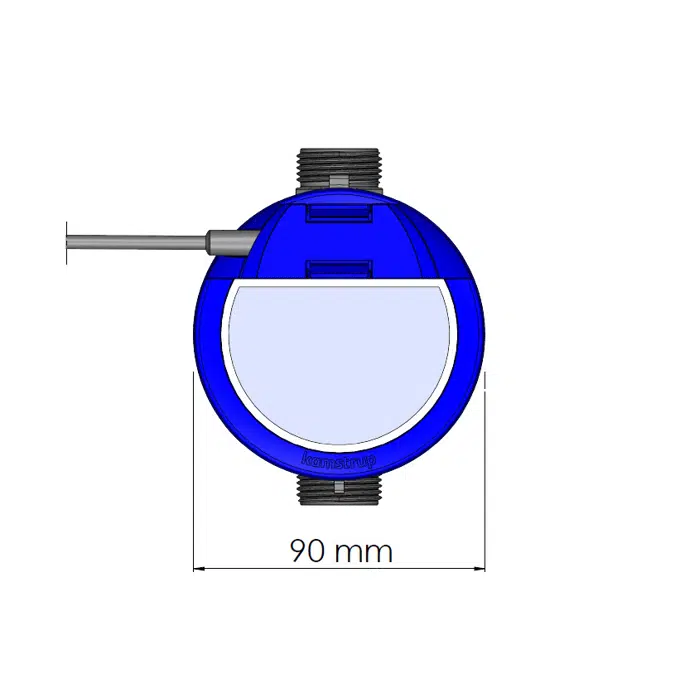 Water meter, flowIQ®2200 – KWM2230, G3/4B (R½) x 110 mm.