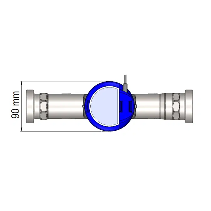 Water meter, flowIQ® 3200 – KWM3230, G2B (R1 1/2) x 300 mm