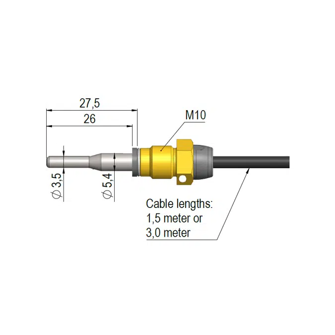 Kamstrup TemperatureSensor 63 - Direct short