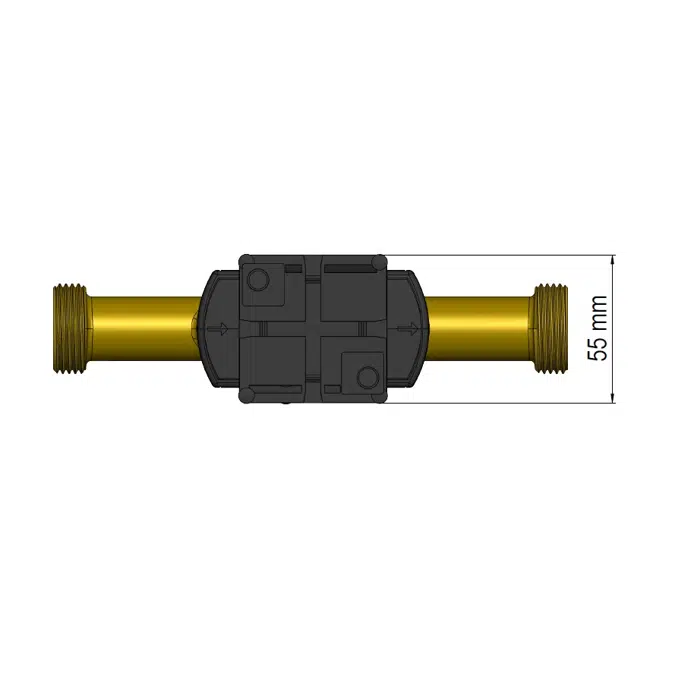 Ultrasonic Flow Sensor, ULTRAFLOW® 54, G1B (R3/4) x 190 mm