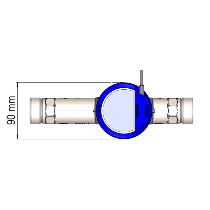 Water meter, flowIQ® 2200 – KWM3230, G1 1/4B (R1) x 260 mm