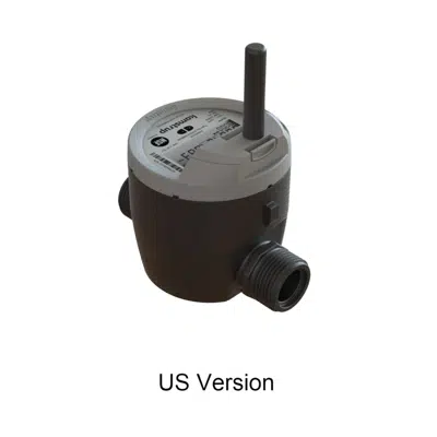 изображение для Water meter, flowIQ®2200-KWM2220-US, GPM= 25, 5/8"x3/4" - 1" NPSM