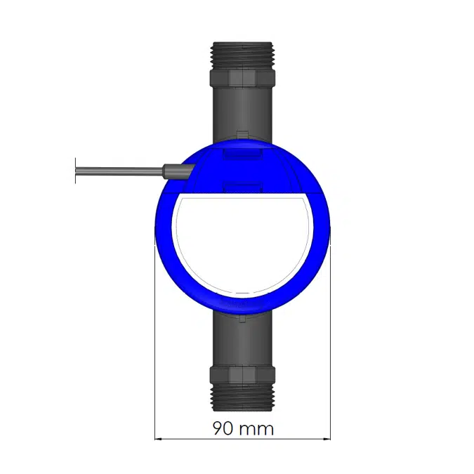 Water meter, flowIQ®2200 – KWM2230, G1B (R3/4) x 190 mm.