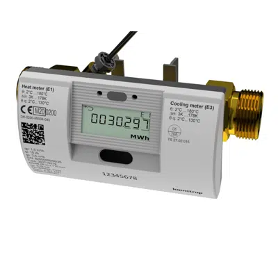 afbeelding voor Heat-, Cooling- or Heat/Cooling meter, MULTICAL® 303, G1B (R3/4) x 165 mm