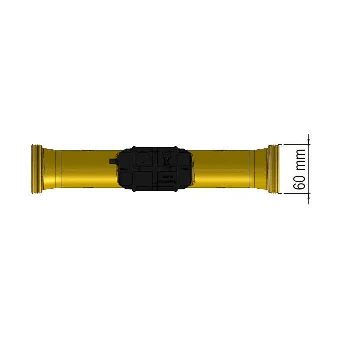 Flödesgivare. ULTRAFLOW® 54, qp 10 m³/h, G2B (R1½) x 300 mm (CJJJ).
