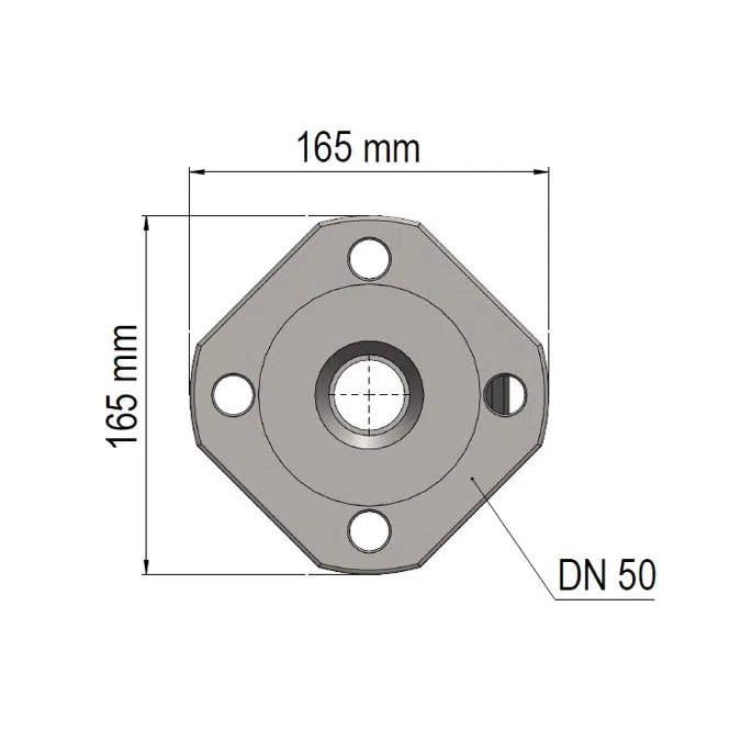 Volumedeel. ULTRAFLOW® 54, qp 15 m³/h, DN50 x 270 mm (CKCE).