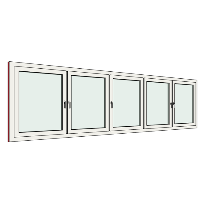 Fech-Jet-System® five part window 