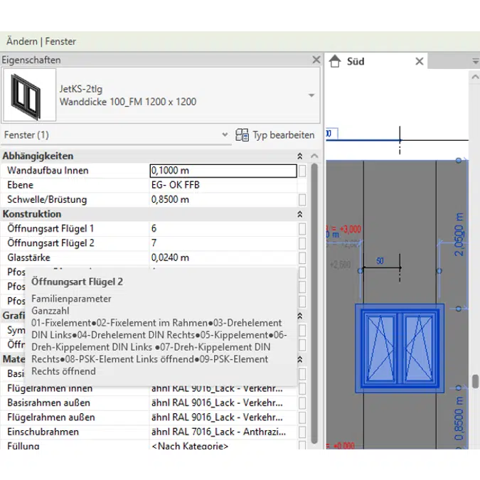 Fech-Jet-System® two part window 