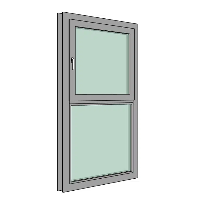 Fech-Jet-System® two part window horizontal mullion