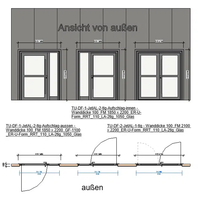 Fech-Jet-System® doors for sandwichpanels (for all doors) rvt