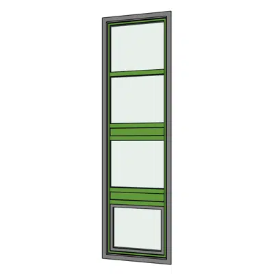 Image for Fech-Jet-System® four part window horizontal mullion