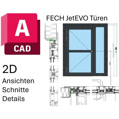 Image for Fech-Jet-System® doors for sandwichpanels (for all doors) autocad