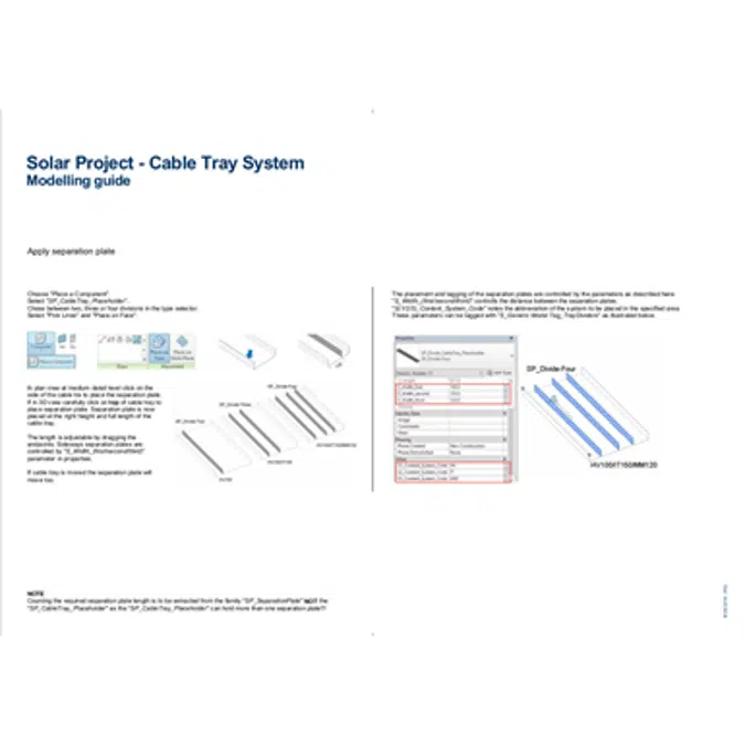 Cable Tray System - Modelling Guide