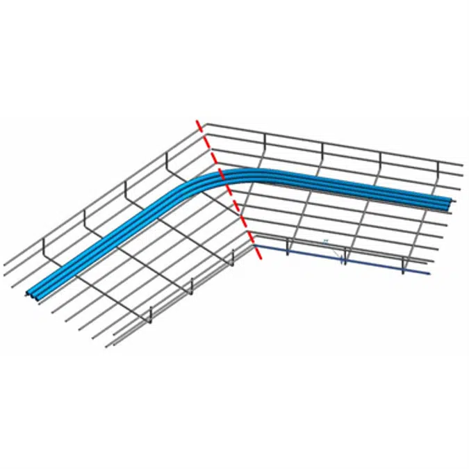 Mesh Tray System - Bend (sharp)