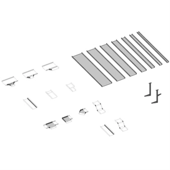 Bim Objects Free Download Cable Tray System Connector Bimobject