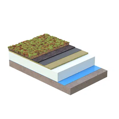 Image for Green Roof PVC with EPS and Mineral Wool on Concrete