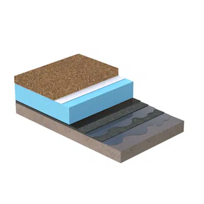 Image for Green Roof Membrane K and Base with XPS on Concrete, Soil Top