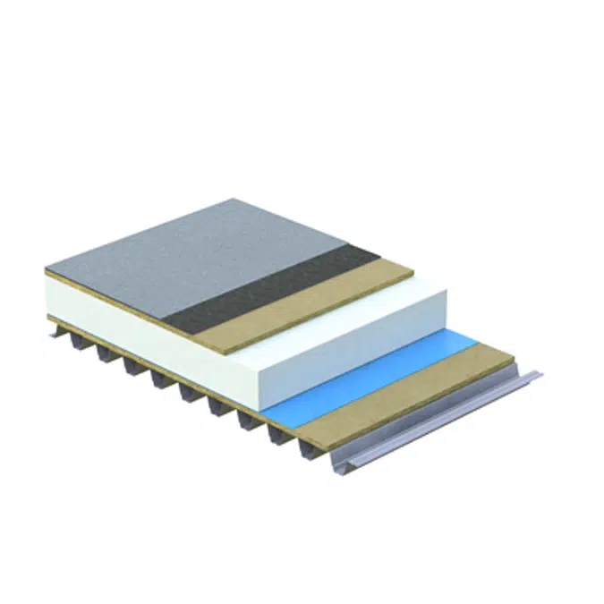 BIM objects - Free download! Bitumen 2 Layer with EPS and Mineral Wool ...