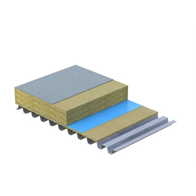 Bitumen 1 Layer with Mineral Wool on Steel
