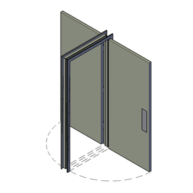 BIM objects Free download! MMI Communicating Door BIMobject