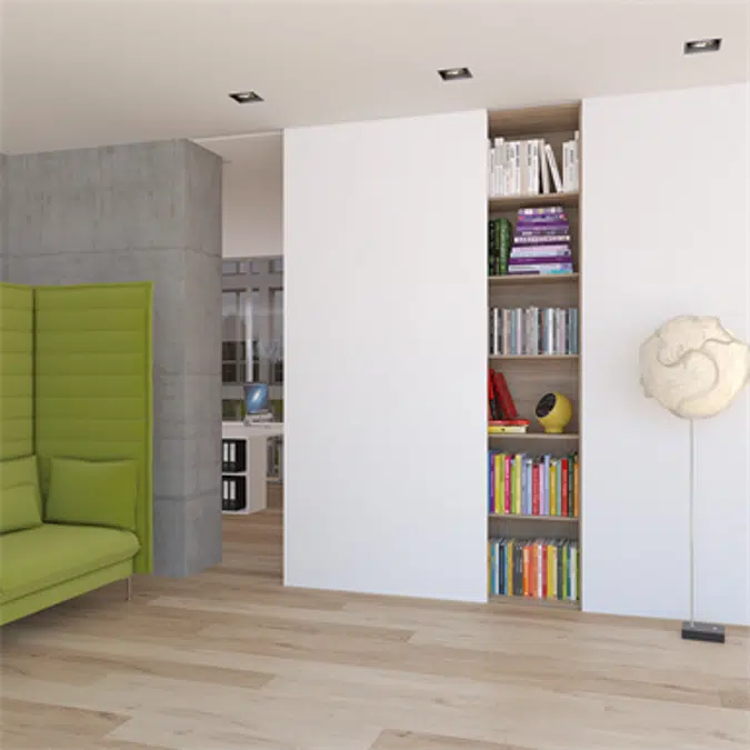 BIM objects - Free download! HAWA-Junior 80/B (mod.) sliding system ...