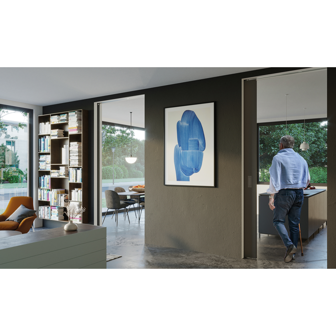 BIM objects Free download! Hawa Junior 80 B Pocket Sliding door system BIMobject