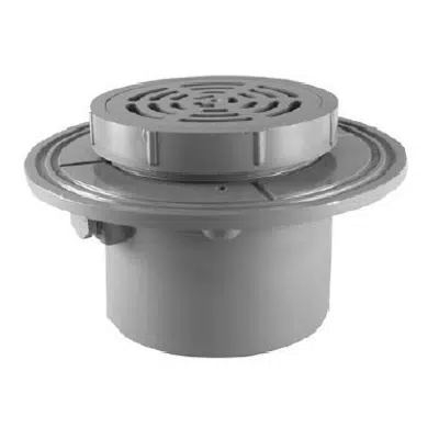 Image for Floor Drain Adj Top 5in Round Grate CPVC AW 1500C