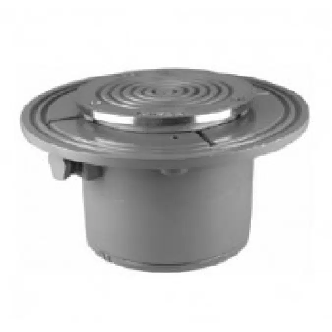 Floor Cleanout SS Adj Round Top Solid Access-Cover CPVC AW 1510S