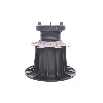 画像 Self-levelling paved terrace riser pedestal (adjustable 155-245 mm)