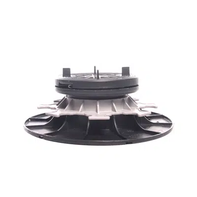 画像 Self-levelling paved terrace riser pedestal (adjustable 65-95 mm)