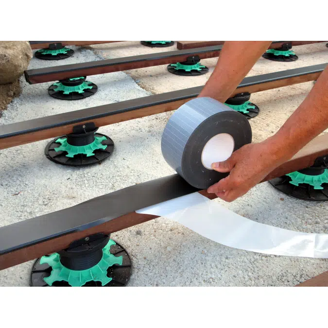Bande de protection lambourde pour terrasse bois