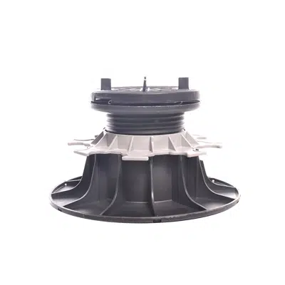 画像 Self-levelling paved terrace riser pedestal (adjustable 95-155 mm)