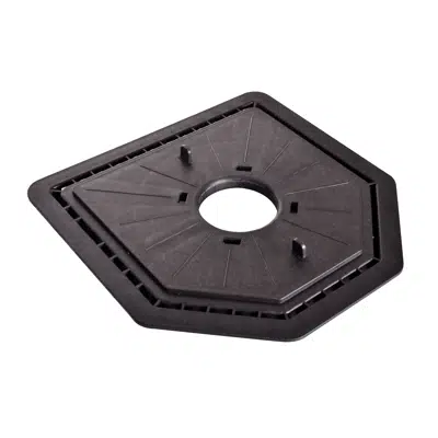 Image for PAVED SIDE FINISHING PLATE FOR USE WITH CLEMAN RISER PEDESTALS