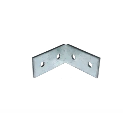 HORIZONTAL JUNCTION ANGLE BRACKET FOR  ALUMINIUM JOIST H27 MM AND LATERAL  FINISHING H55 için görüntü